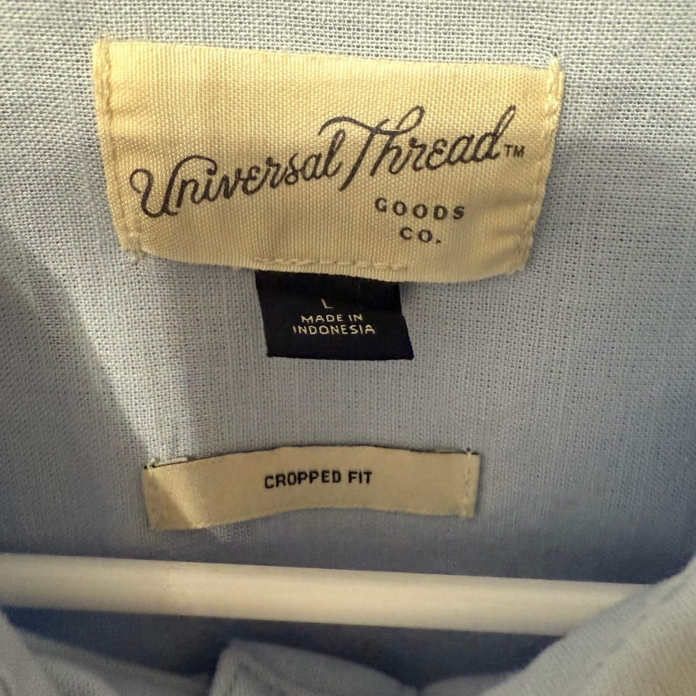 #5) Universal Thread Light Blue Women's Button Do… - image 9